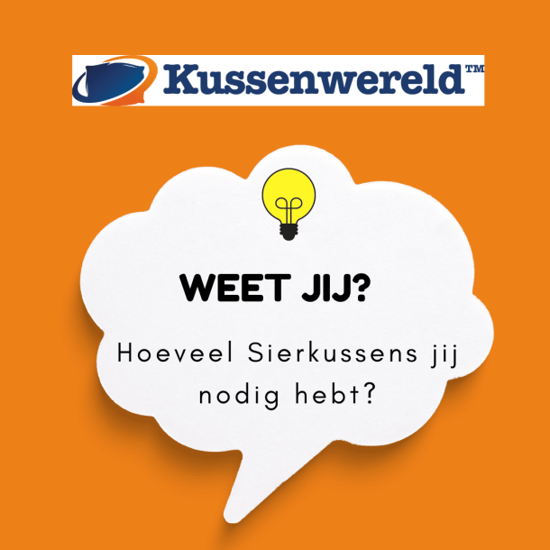 Kussenwereld weet jij hoeveel sierkussens jij nodig hebt