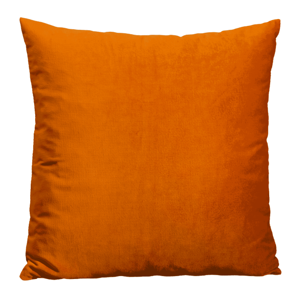 Velours Kussenhoes orange kussenwereld